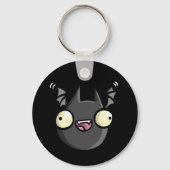 Flickerfluid™ / Fat Bat Double-Sided Keychain Schlüsselanhänger (Rückseite)