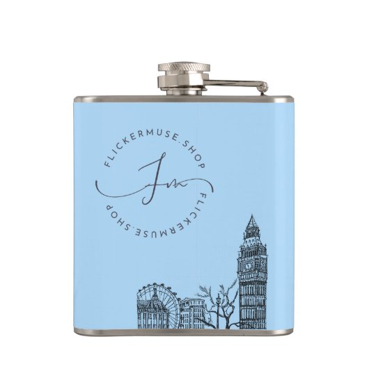 Flickermuse Flachmann (Rückseite)