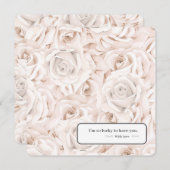 Flickermuse Flat Danke Karte (Vorne/Hinten)