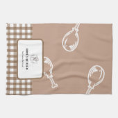 Flickermuse Mocha Mousse Thigh Geschirrtuch (Horizontal)