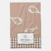 Flickermuse Mocha Mousse Thigh Geschirrtuch (Vertikal)