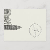 Flickermuse Mocha Mousse Tone Sketch Postkarte (Vorderseite)