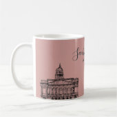 Flickermuse Nottingham Floral Tone Sketch Kaffeetasse (Links)