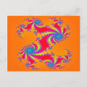 Flickr Picnik Zazzle Fraktale Postkarte (Vorderseite)