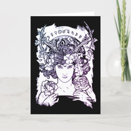 Flidais, Geburtstag Karte