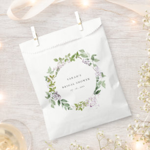 Flieder-Blumenkranz Cottage-Garten Brautdusche Geschenktütchen