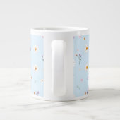 Flieder-Blüten Jumbo-Tasse (Rückseite)