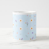 Flieder-Blüten Jumbo-Tasse (Vorderseite)