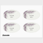 Flieder Botanischer Blatt Danke Sticker (Blatt)