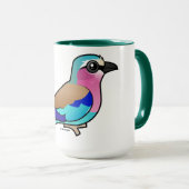 Flieder-breasted Rolle Tasse (VorderseiteRechts)