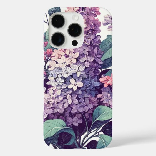 Flieder Case-Mate iPhone Hülle (Rückseite)