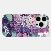Flieder Case-Mate iPhone Hülle (Rückseite (Horizontal))