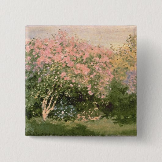 Flieder Claude Monets | im Sun, 1873 Button (Vorderseite)