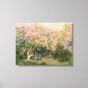 Flieder Claude Monets   im Sun, 1873 Leinwanddruck