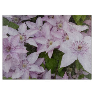 Flieder, Clematis, schön, Blume, Fliederblüte, Schneidebrett