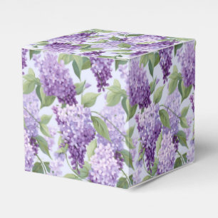 Flieder-Druck Party-Geschenkbox Geschenkschachtel