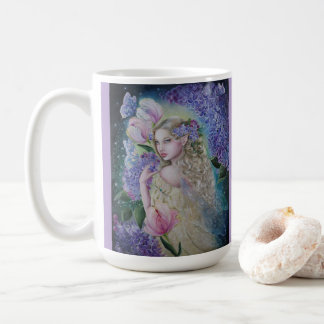 Flieder-Fee-Tasse Kaffeetasse