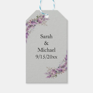 Flieder floral geschenkanhänger