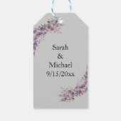 Flieder floral geschenkanhänger (Rückseite)