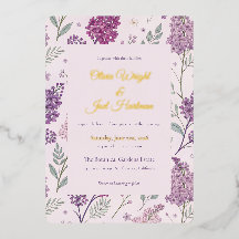 Flieder-Garten-Romantik-Hochzeit im Vintage-Stil