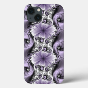 Flieder-Illusion abstrakte Blumen-Fraktal-Kunst-Fa Case-Mate iPhone Hülle