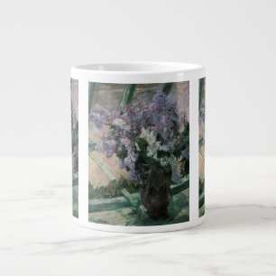 Flieder im Fenster von Mary Cassatt, Vintage Art Jumbo-Tasse