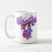 Flieder im Frühling Kaffeetasse (Links)