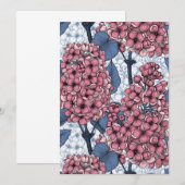 Flieder in rosa und blau (Vorne/Hinten)