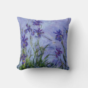 Flieder Irises Claude Monet-schöne Kunst Kissen