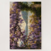 Flieder Italien Seeblick Puzzle (Vertikal)