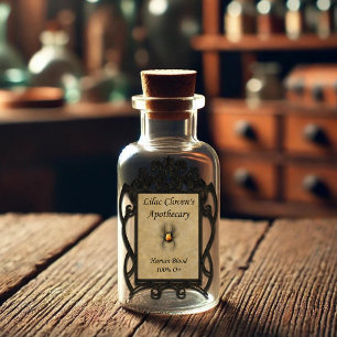 Flieder Klauns Apotheke: Menschenblut 100% 0+ Aufkleber