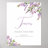 Flieder-Lavendel-Geschenke Poster (Vorne)