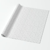 Flieder Minimal Floral Geschenkpapier (Ungerollt)