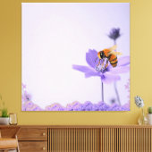 Flieder Minimalist Leinwanddruck (Insitu (Wohnzimmer))