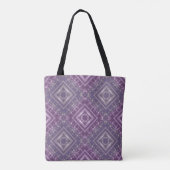 Flieder-Ornament Tasche (Rückseite)
