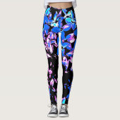 Flieder psy leggings (Vorderseite)