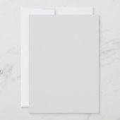 Flieder-Rost-Blatt-Hochzeit Einladung (Rückseite)