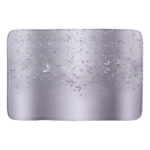 Flieder Schimmer Glitter Funkeln Flattern Schmette Badematte