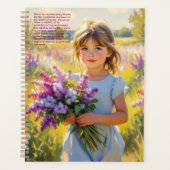 Flieder-Symbolik-Kalender Planer (Vorderseite)
