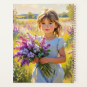 Flieder-Symbolik-Kalender Planer (Rückseite)