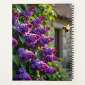 Flieder-Symbolik-Kalender Planer (Rückseite)