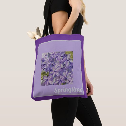 Flieder-Tasche Tasche (Von Nahem)
