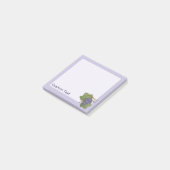 Flieder Trauben Post-it Klebezettel (angewinkelt)
