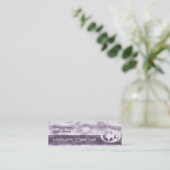 Flieder träumt Visitenkarte (Stehend Vorderseite)