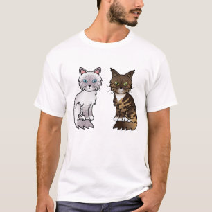 Flieder- und Braun getigerte Katzen T-Shirt