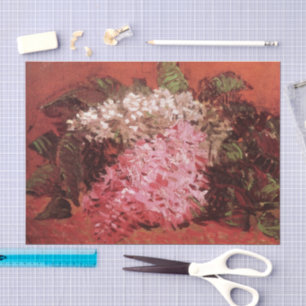 Flieder von Vincent van Gogh, Stillleben Blumen Seidenpapier