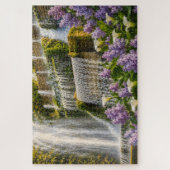 Flieder Wasserfall Puzzle (Vertikal)