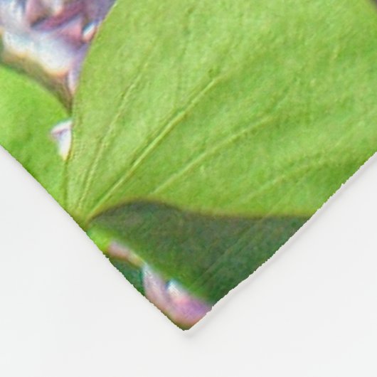 Fliederdecke Fleecedecke (Ecke)