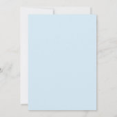 Fliederhimmel Gemalte Hochzeit Einladung (Rückseite)