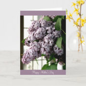 Fliedern der Mutter Tages Karte (Gelbe Blume)